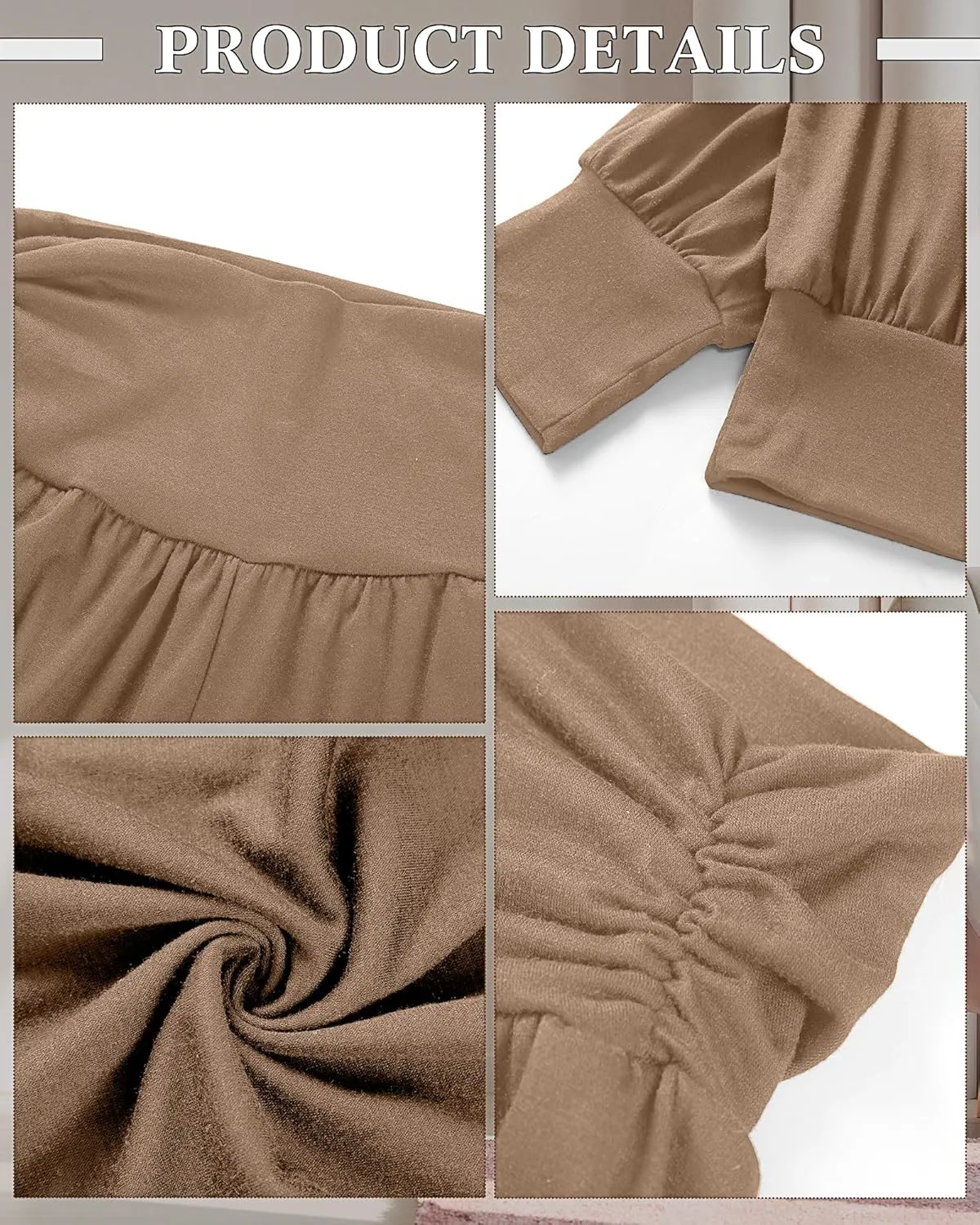 2 Pack Women's Yoga Joggers, Cozy Sweatpants with Pockets Casual Loose Comfy High Waisted Lounge Pants