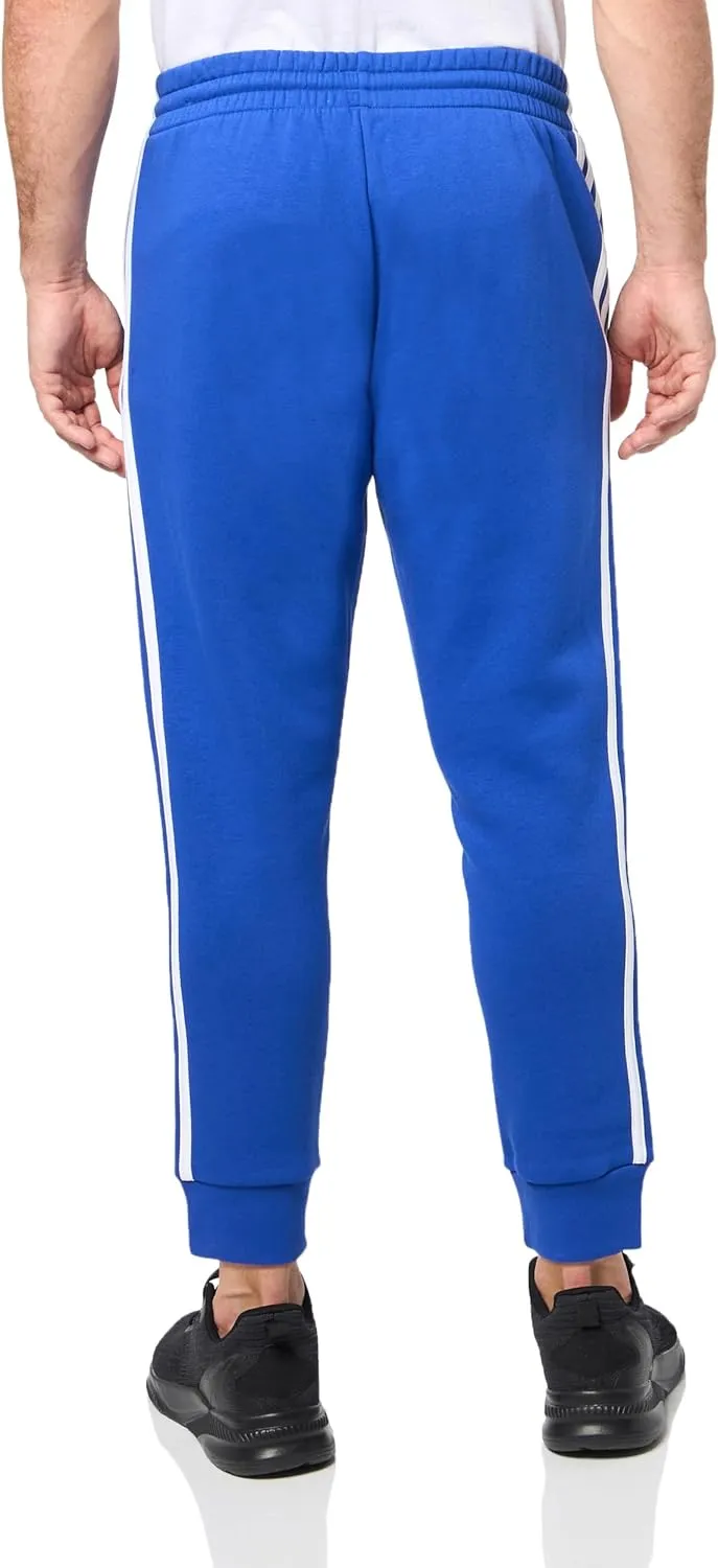 adidas Men's Essentials Fleece 3-Stripes Tapered Cuff Pants