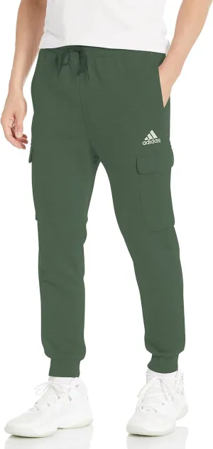 adidas Men's Essentials Fleece Regular Tapered Cargo Pants