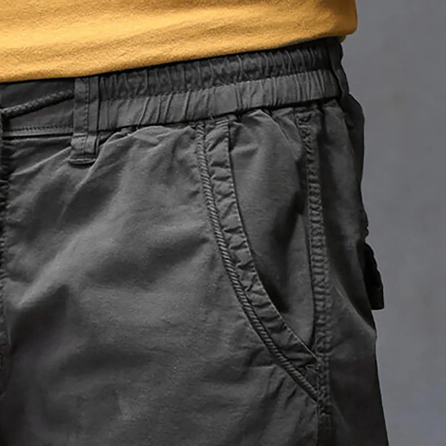 aihihe Cargo Pants and Shorts for Men Relaxed fit Mens 5 Pocket Work Pants Baggy Linen Pant Golf Pants for Men Relaxed fit