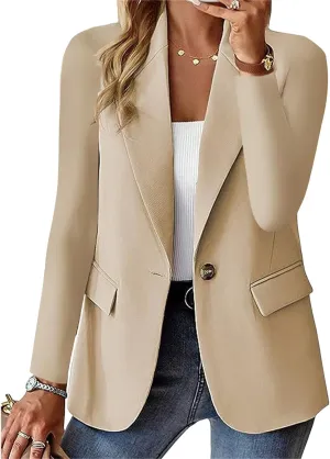 Blazers for Women Business Casual Dress Jacket Elegant Dressy Work Blazers Jackets Spring Summer Lightweight Suit Coat