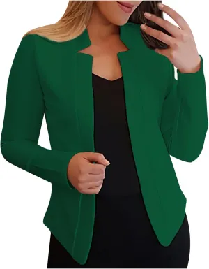 Blazers for Women Business Casual Fashion Dressy Open Front Cardigan Jacket Long Sleeve Work Office Blazer Jackets