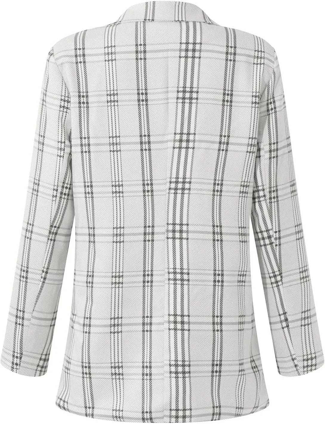 Blazers for Women Business Casual Jacket Open Front Work Office Blazer Plus Size Lapel Long Sleeve Jacket with Pockets