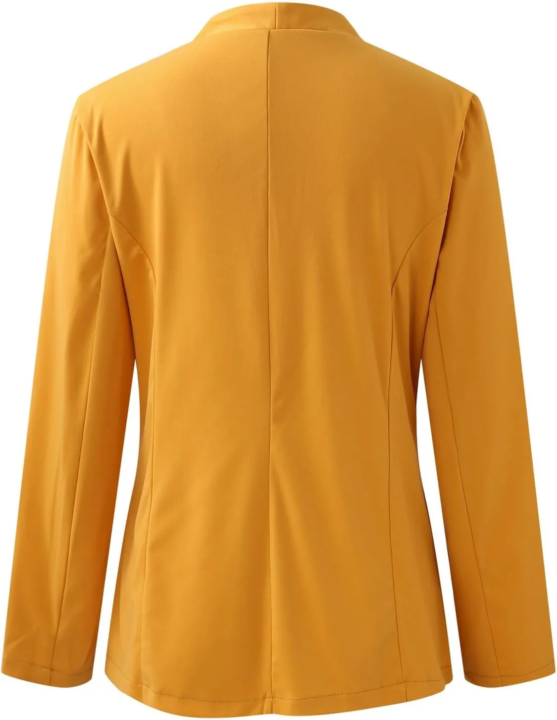Blazers for Women Long Sleeve Business Jacket Casual Button Open Front Suit Cardigans with Pocket 2024 Fall Work Blazer