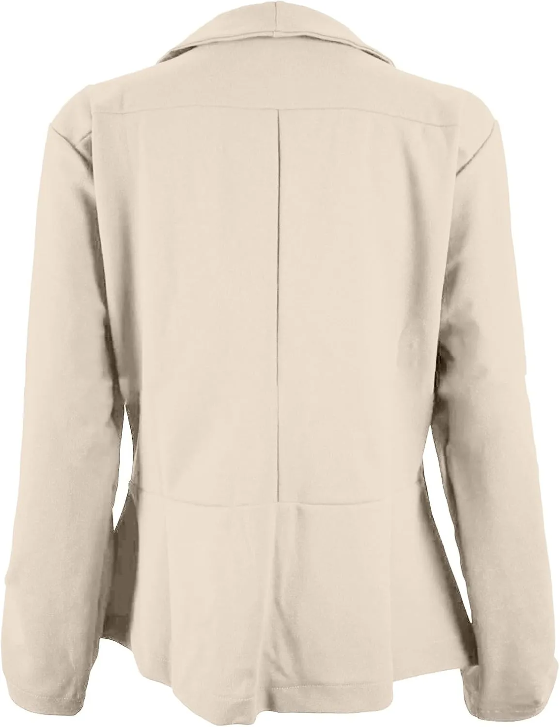 Blazers for Women Suit Jackets Long Sleeve Lapel Suit Small Jacket Work Office Blazer Lapel Button Jacket Black