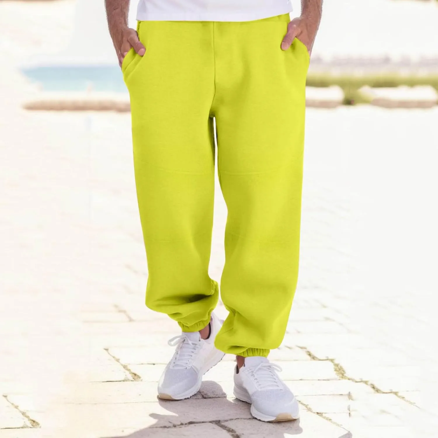 Cargo Sweatpants for Men Casual Pocket Sport Work Casual Trouser Pants Trousers Stretch Waist Cargo Pants