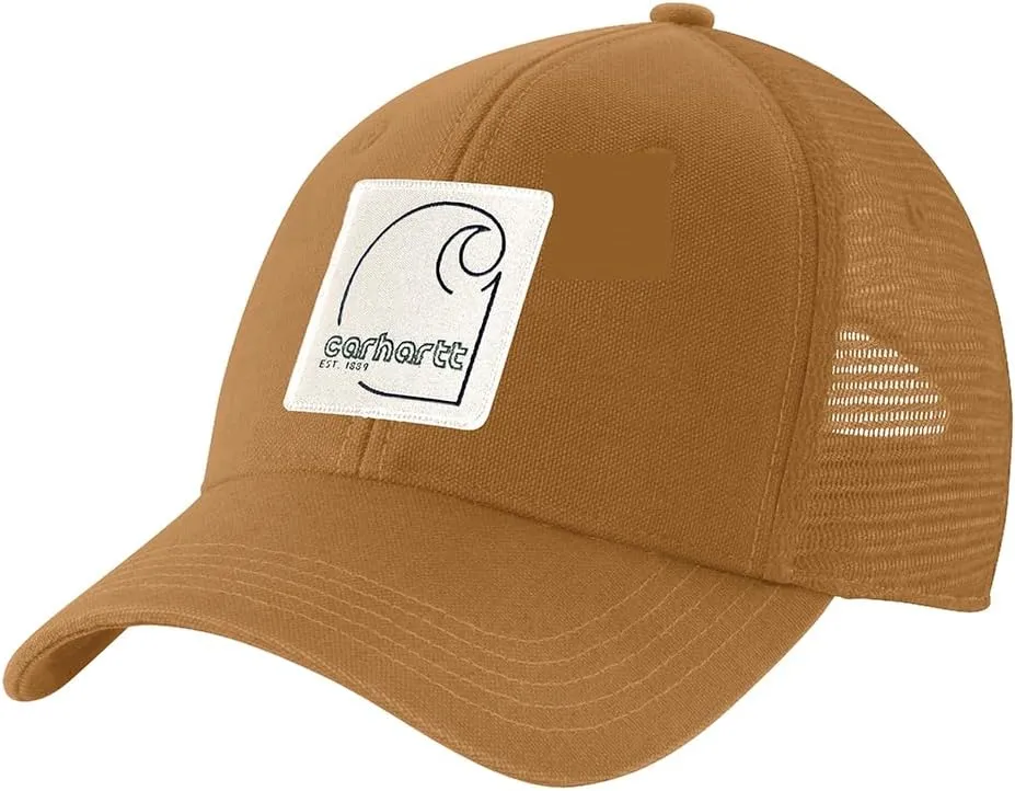 Carhartt Men's Canvas Mesh-Back C Patch Cap