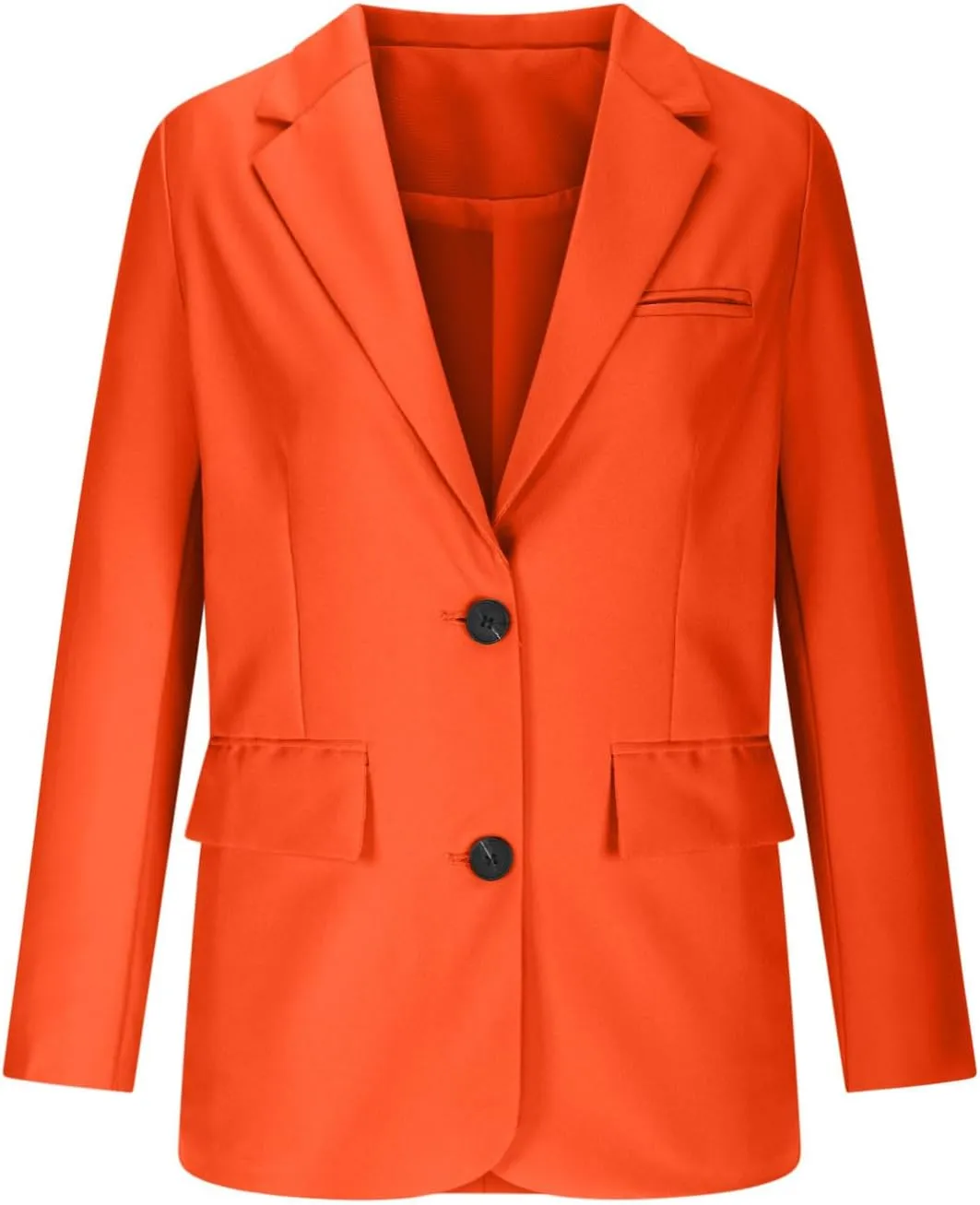 Casual Blazers for Women Business Work Office Suit Jackets Fall Fashion Long Sleeve Open Front Blazers with Pockets