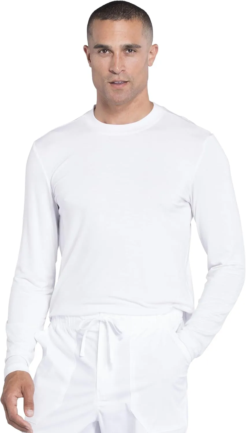 Cherokee Men's Underscrub Knit Top Modern Fit with Crew Neck and Center Back Length: 29" - WW700