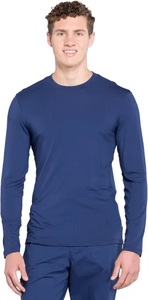 Cherokee Men's Underscrub Knit Top Modern Fit with Crew Neck and Center Back Length: 29" - WW700