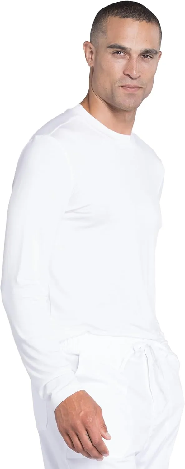 Cherokee Men's Underscrub Knit Top Modern Fit with Crew Neck and Center Back Length: 29" - WW700