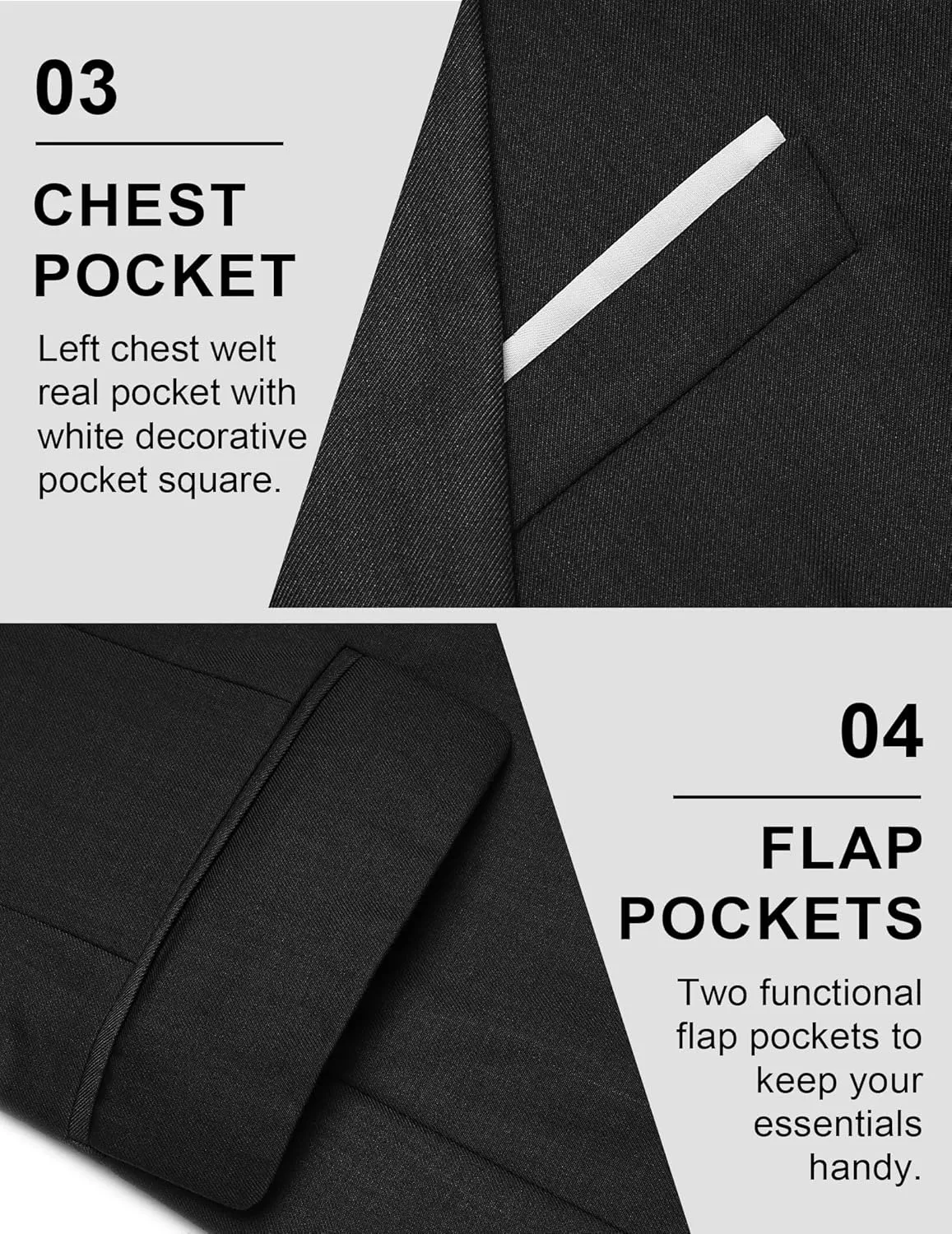 COOFANDY Mens Blazer Sport Coats Casual Slim Fit Suit Jacket Business One Button Blazers