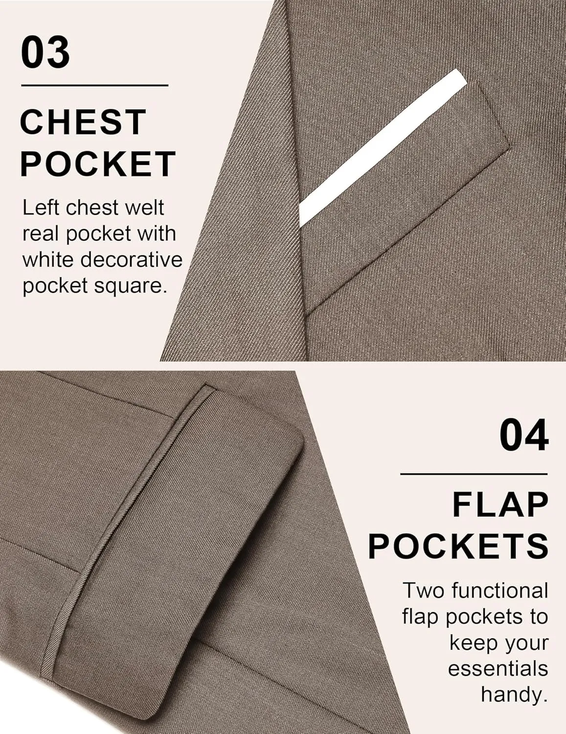 COOFANDY Mens Blazer Sport Coats Casual Slim Fit Suit Jacket Business One Button Blazers