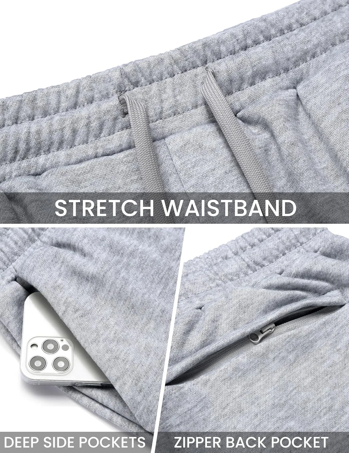 COOFANDY Mens Joggers Sweatpants Athletic Running Pants Drawstring Workout Track Pants with Pockets