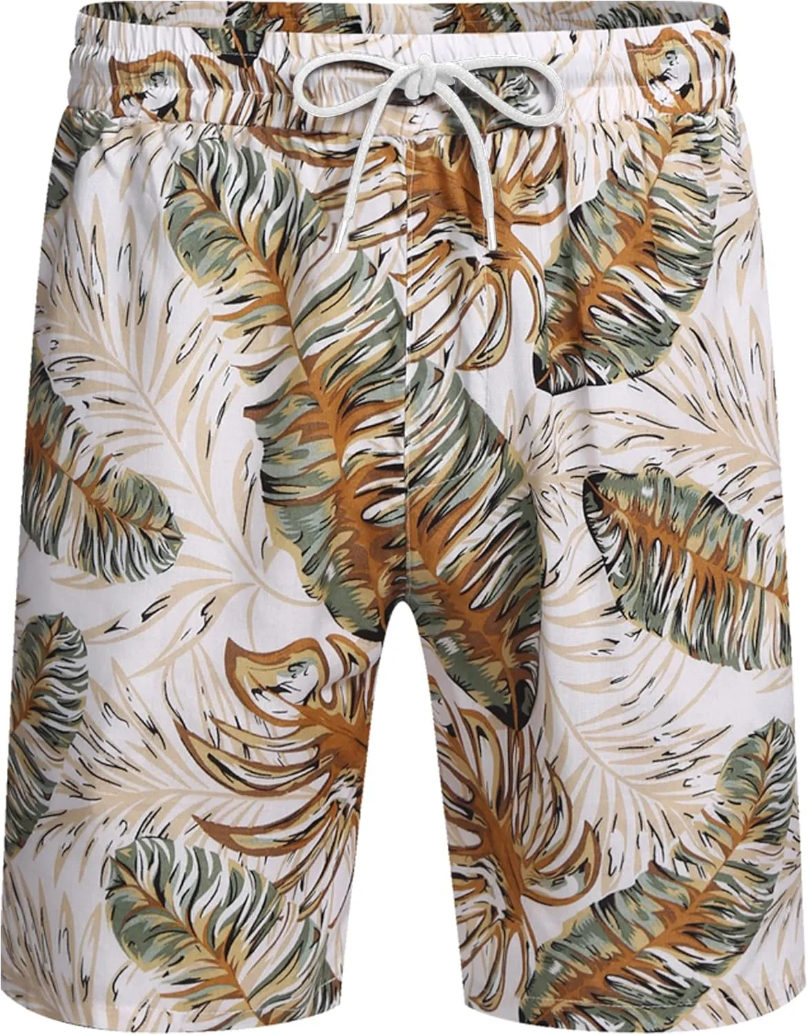 COOFANDY Men's Swim Trunks Board Shorts Summer Beach Shorts Swimsuit Swimwear for Men - No Liner