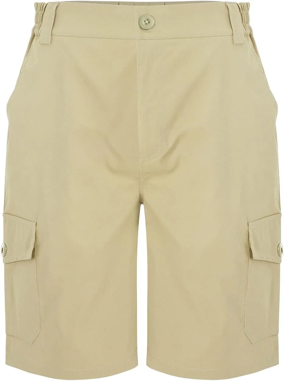 CRNTCEM Men's Golf Dress Shorts Stretch Work Flat Front Hybrid Shorts Summer Casual Chino Business Office Short with Pockets