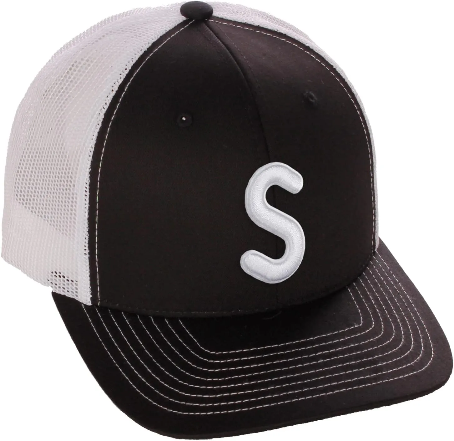 Daxton Classic Baseball Trucker Hat Embroidered A to Z Letters Structured Mid Profile Cap