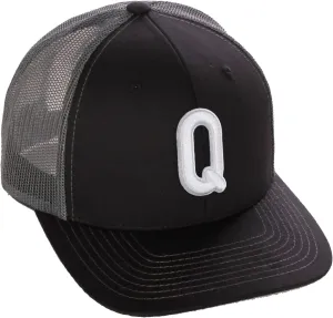 Daxton Classic Baseball Trucker Hat Embroidered A to Z Letters Structured Mid Profile Cap