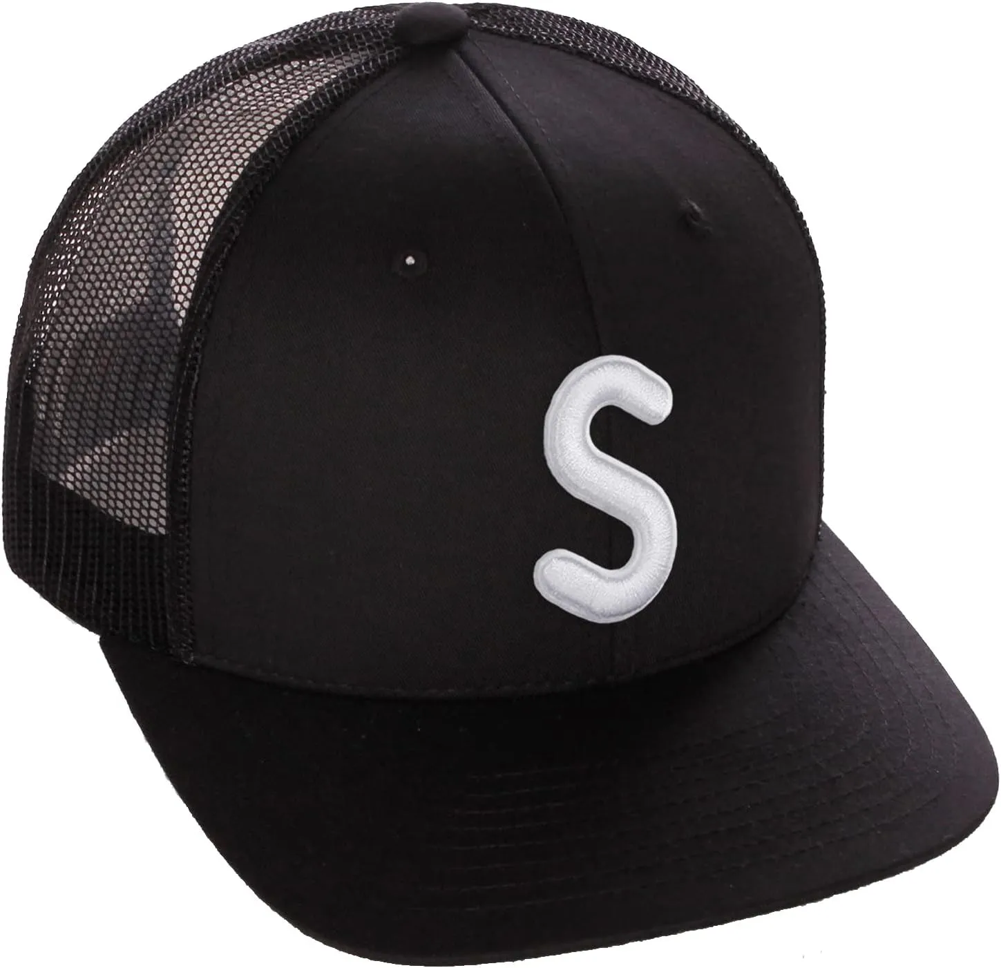 Daxton Classic Baseball Trucker Hat Embroidered A to Z Letters Structured Mid Profile Cap