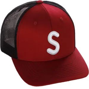 Daxton Classic Baseball Trucker Hat Embroidered A to Z Letters Structured Mid Profile Cap
