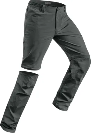 Derminpro Men's Stretch Cargo Hiking Pants Quick Dry Tactial Pants with Elastic Waist & Zipper Pockets