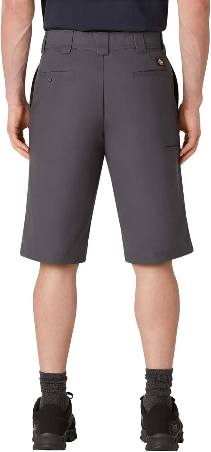 Dickies Men's Big-Tall Cooling Temp-iq Active Waist Flat Front Shorts