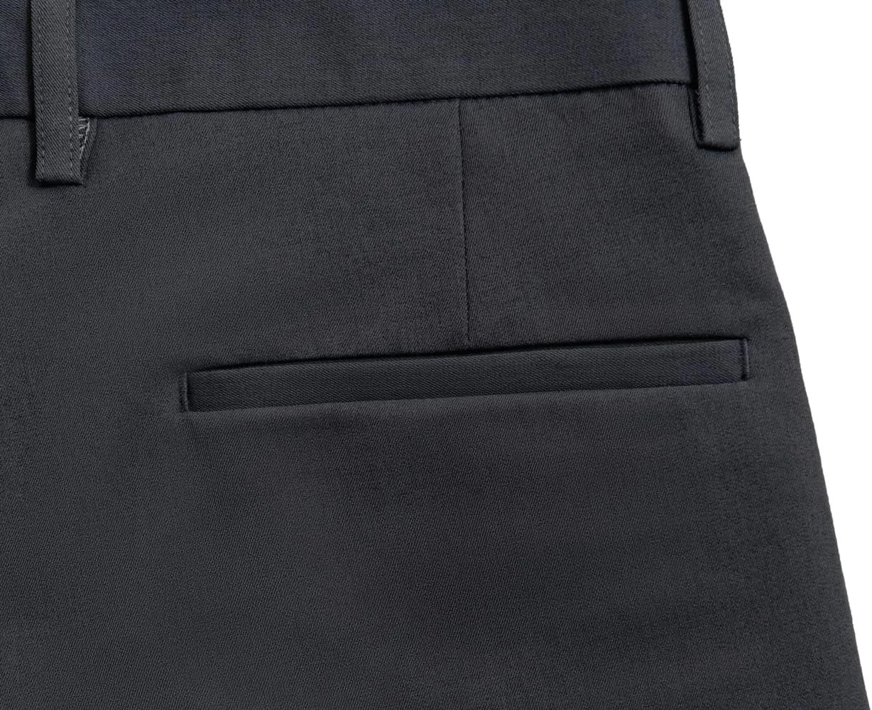 ESSYSHE Mens Cropped Slim Fit Dress Pants Tapered Ankle Dress Pants Suit Pants