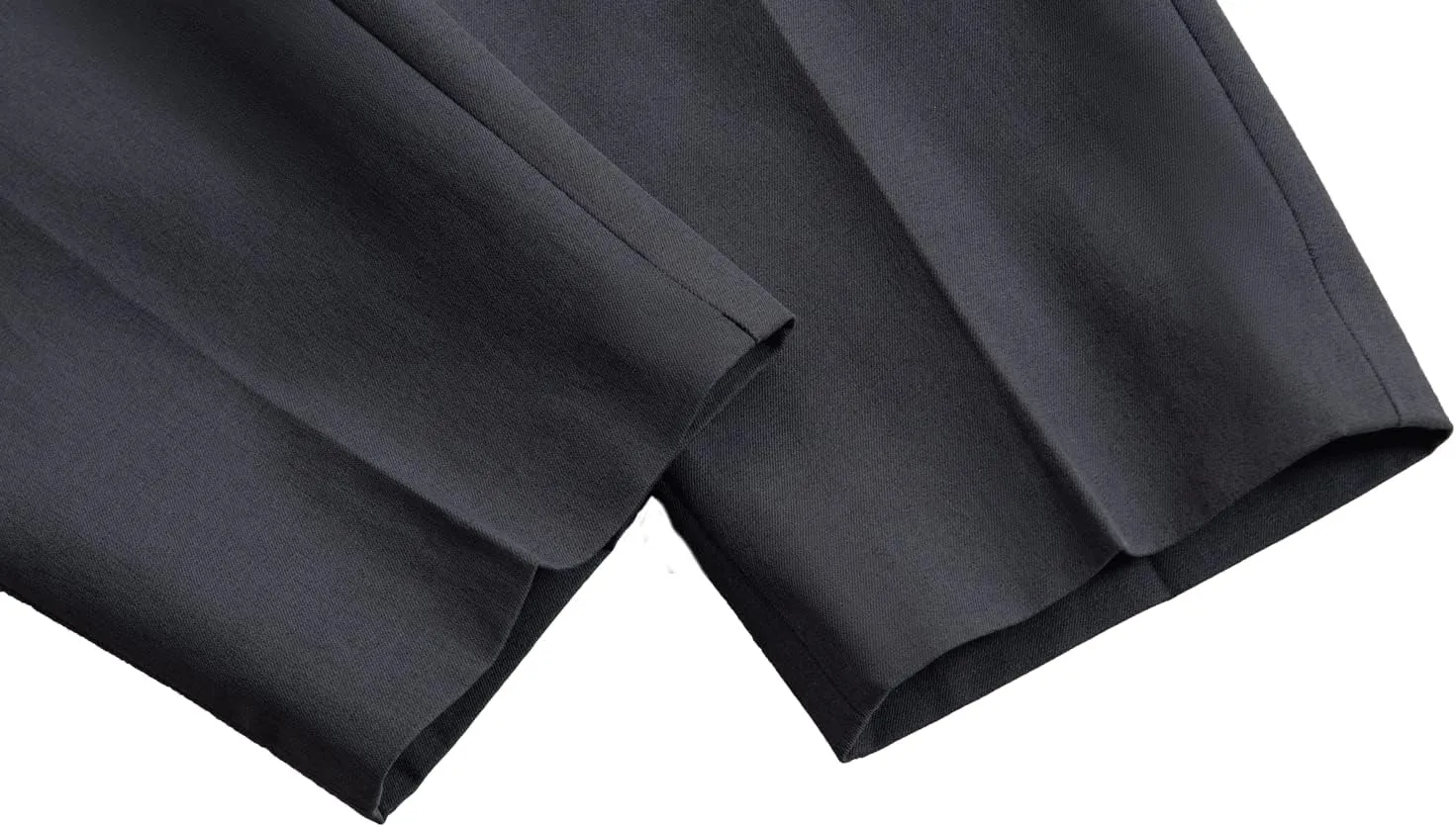ESSYSHE Mens Cropped Slim Fit Dress Pants Tapered Ankle Dress Pants Suit Pants