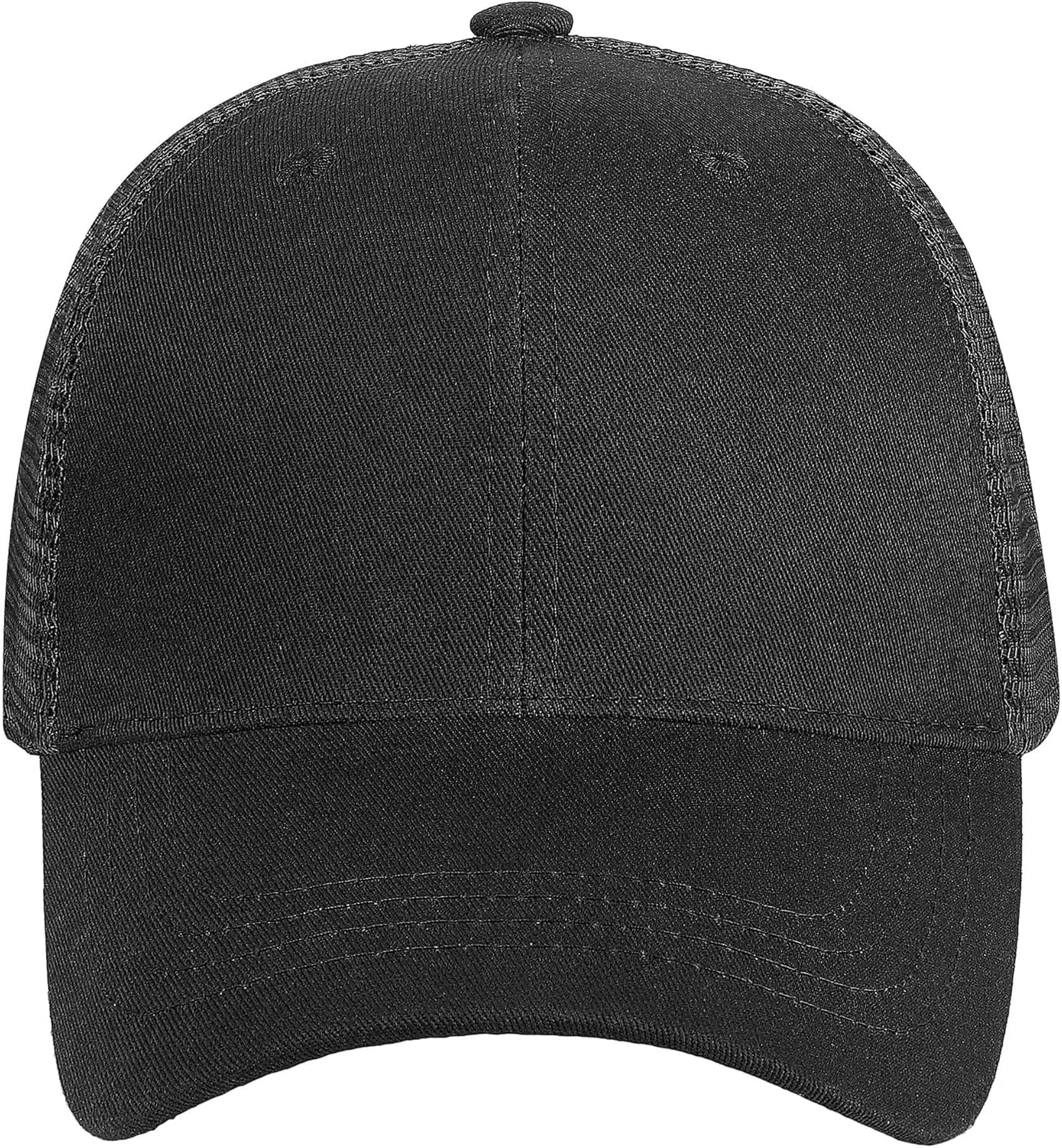 Falari Trucker Hat Baseball Cap Structured Plain Design 6 Panel, Adjustable Size