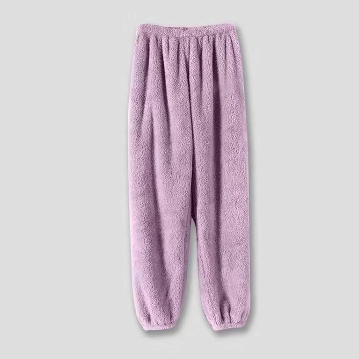 Flannel Pajama Pants Womens Casual Plush Elastic Waist Comfy Cute Relaxed Fit Sleep Pj Pants Bottoms