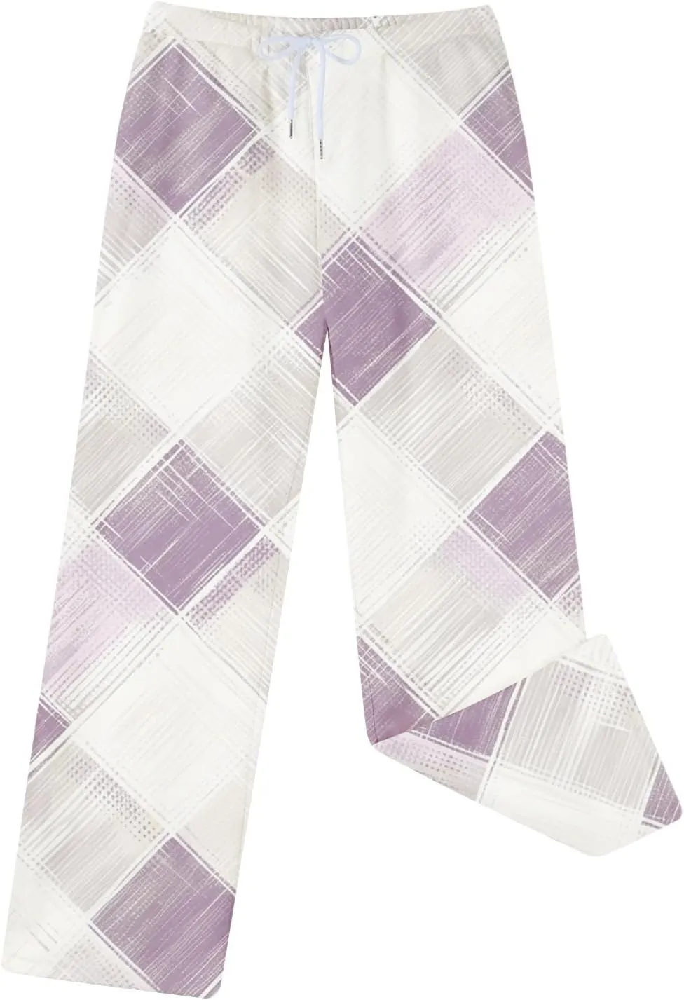 Flannel Pjs for Women Sleep Pj Pants Bottoms Fleece Casual Cute Elastic Waist Plush Relaxed Fit Comfy Lounge Pants