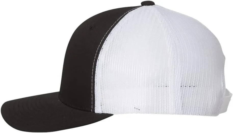 Ford Bronco Logo New Side Panel Fully Embroidered Yupoong 6606 Snapback Trucker Fitted Cap