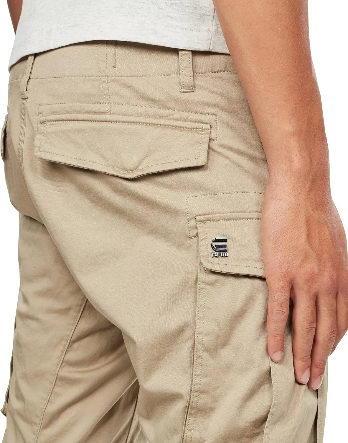 G-STAR RAW Men's Rovic Zip 3D Straight Tapered Fit Cargo Pants