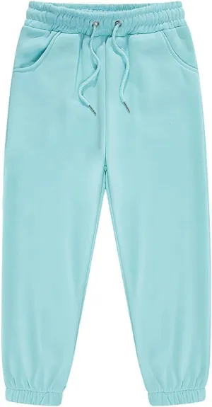 Girls' Sweatpants - Performance Jogger Pants Stretch Waist Sweatpants Casual Pants Sweatpants with Pockets 2-13 Years