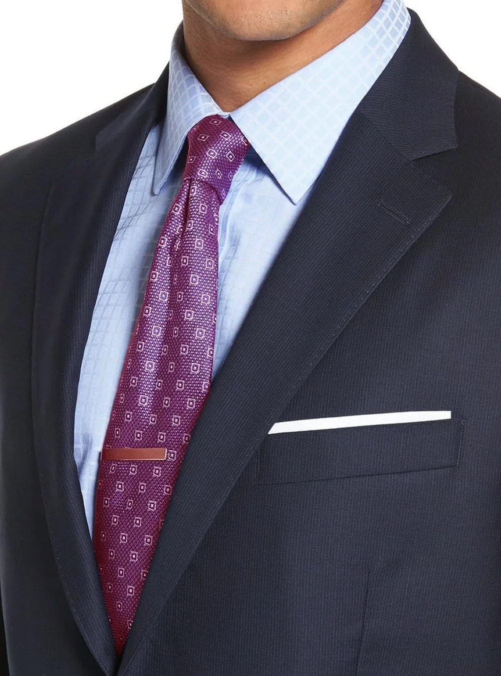 GN Luciano Men's Two Button 2 Piece Modern Fit Suit Set Faint Tone On Tone