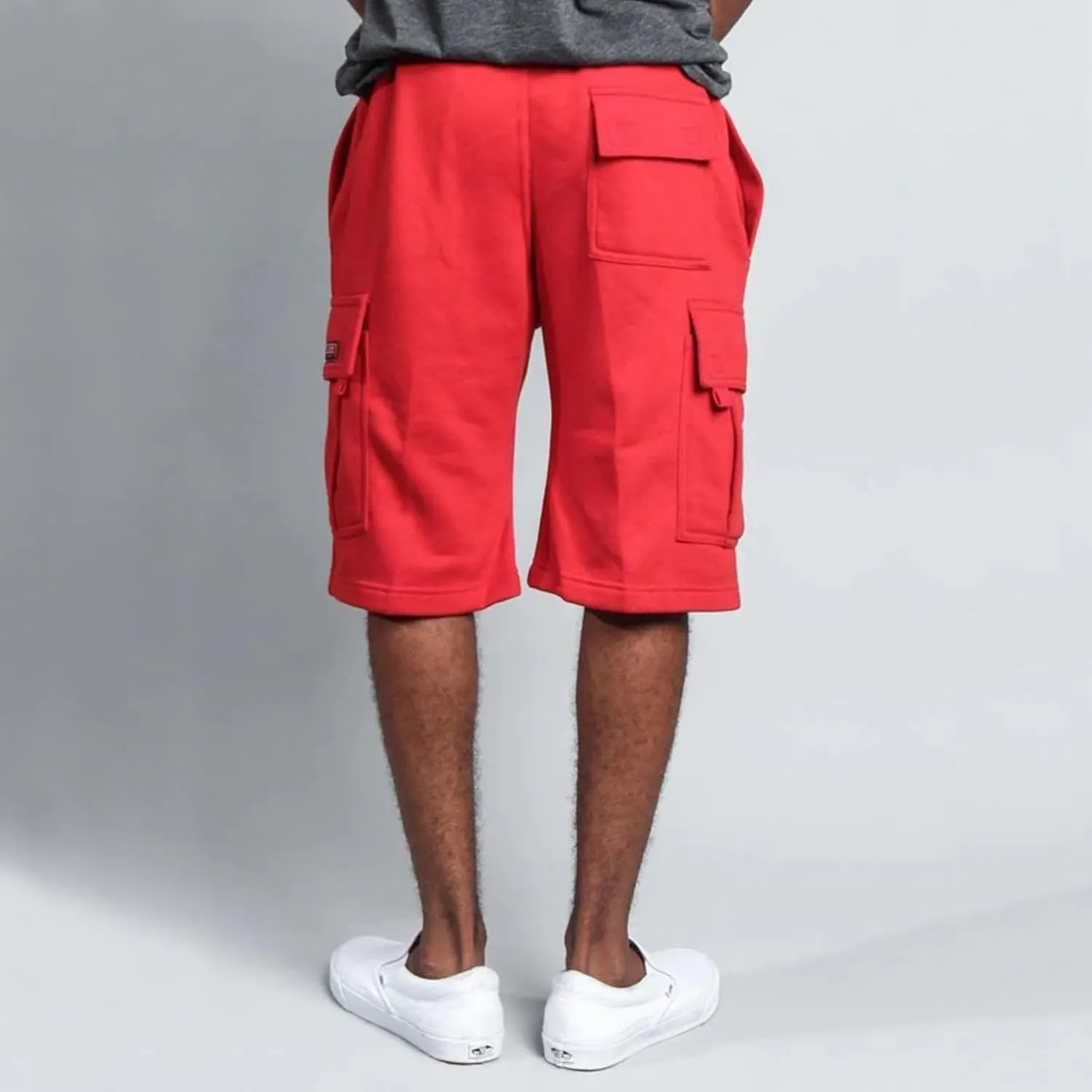 HAVUITYY Men's Cargo Shorts Casual Elastic Waist Drawstring Lightweight Summer Beach Pants Hiking Flat Front Shorts