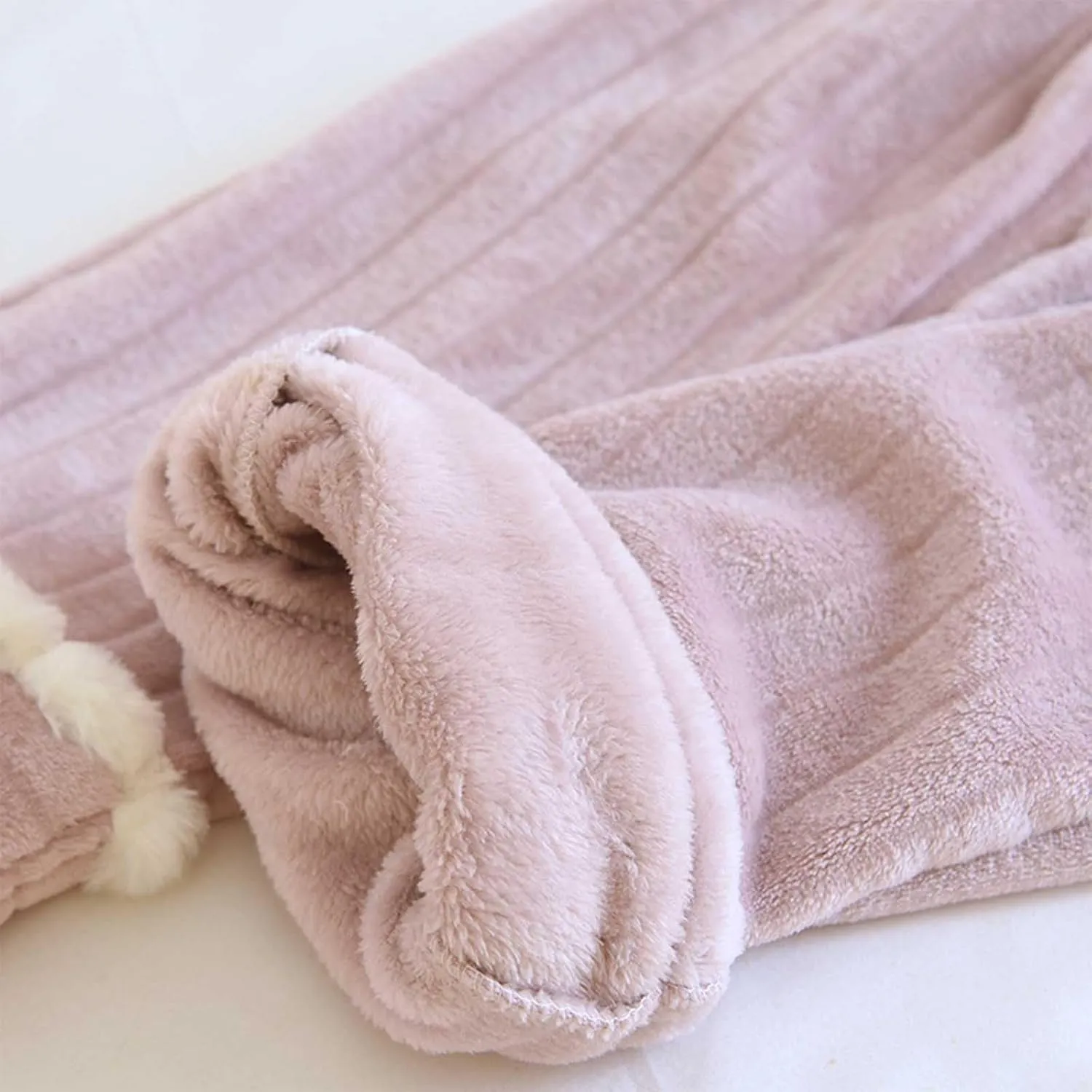 HGps8w Women's Fuzzy Pajama Pants, Comfy Warm Fleece Lounge Long Pants Winter Sleepwear Pjs Bottom with Pockets