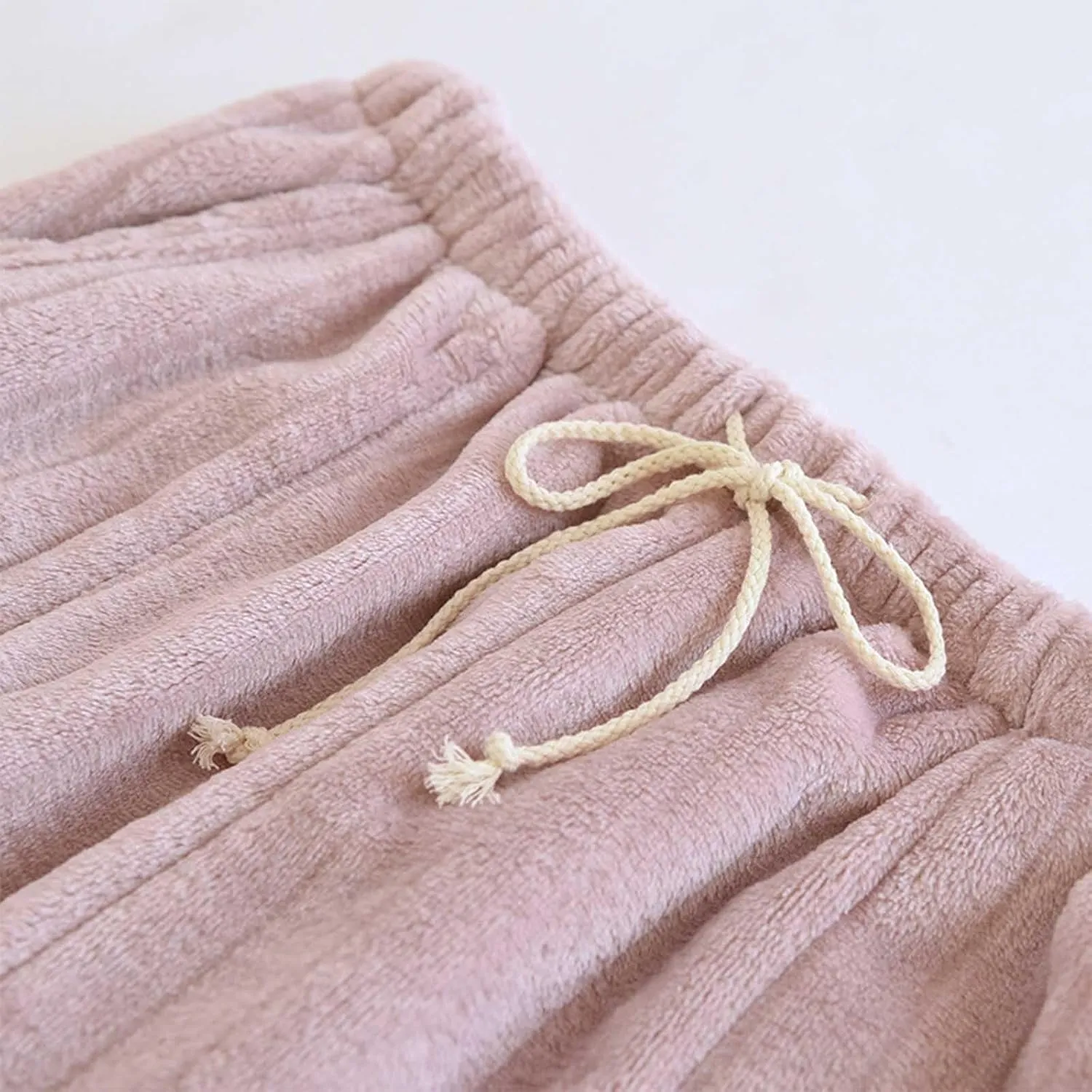 HGps8w Women's Fuzzy Pajama Pants, Comfy Warm Fleece Lounge Long Pants Winter Sleepwear Pjs Bottom with Pockets