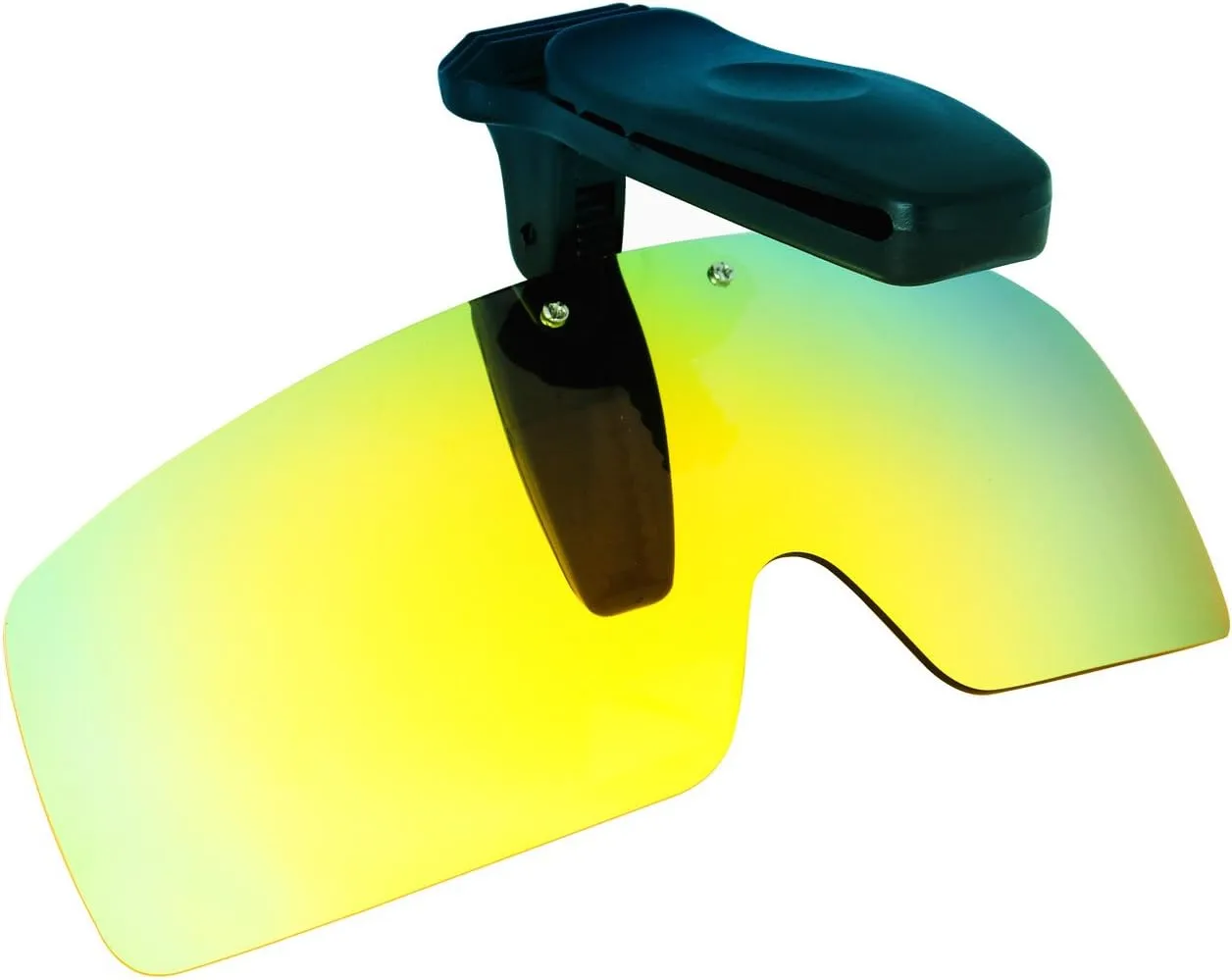 HKUCO Reinforce Sunglasses Clip 24K Gold Polarized Lenses Hat Visors Clip-on Sunglasses For Fishing/Biking/Hiking/Golf UV400 Protect