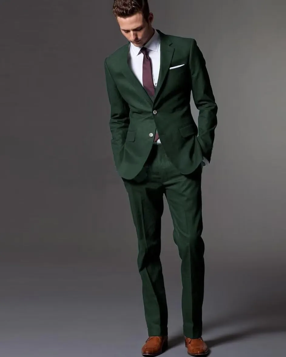 HUUTOE Men's 3 Piece Suits Slim Fit Wedding Suits for Men Prom Dress Suit Summer Blazer Jacket Vest Pants Tuxedo Set Men