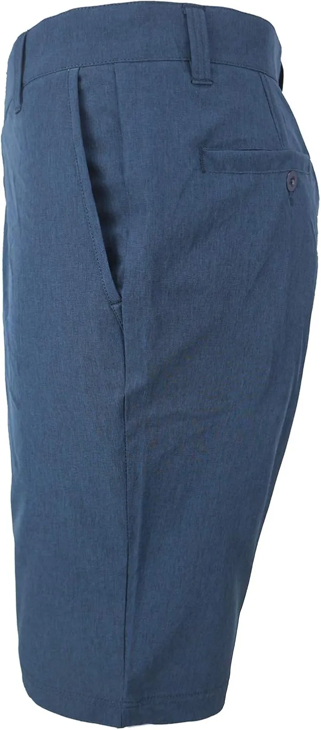 Hybrid Shorts for Men Golf Athletic Amphibian Chino Flat Front Walk Casual Boardshorts