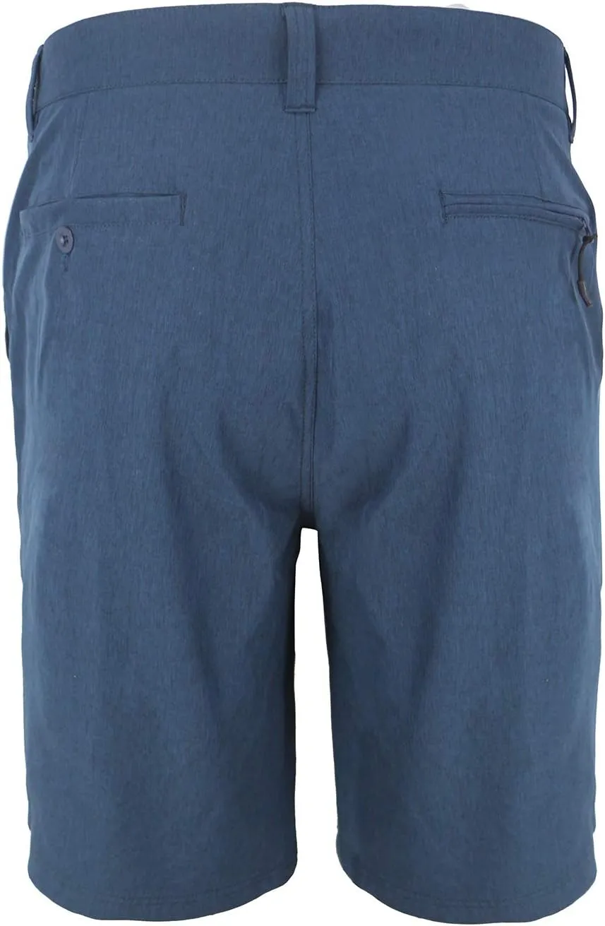 Hybrid Shorts for Men Golf Athletic Amphibian Chino Flat Front Walk Casual Boardshorts