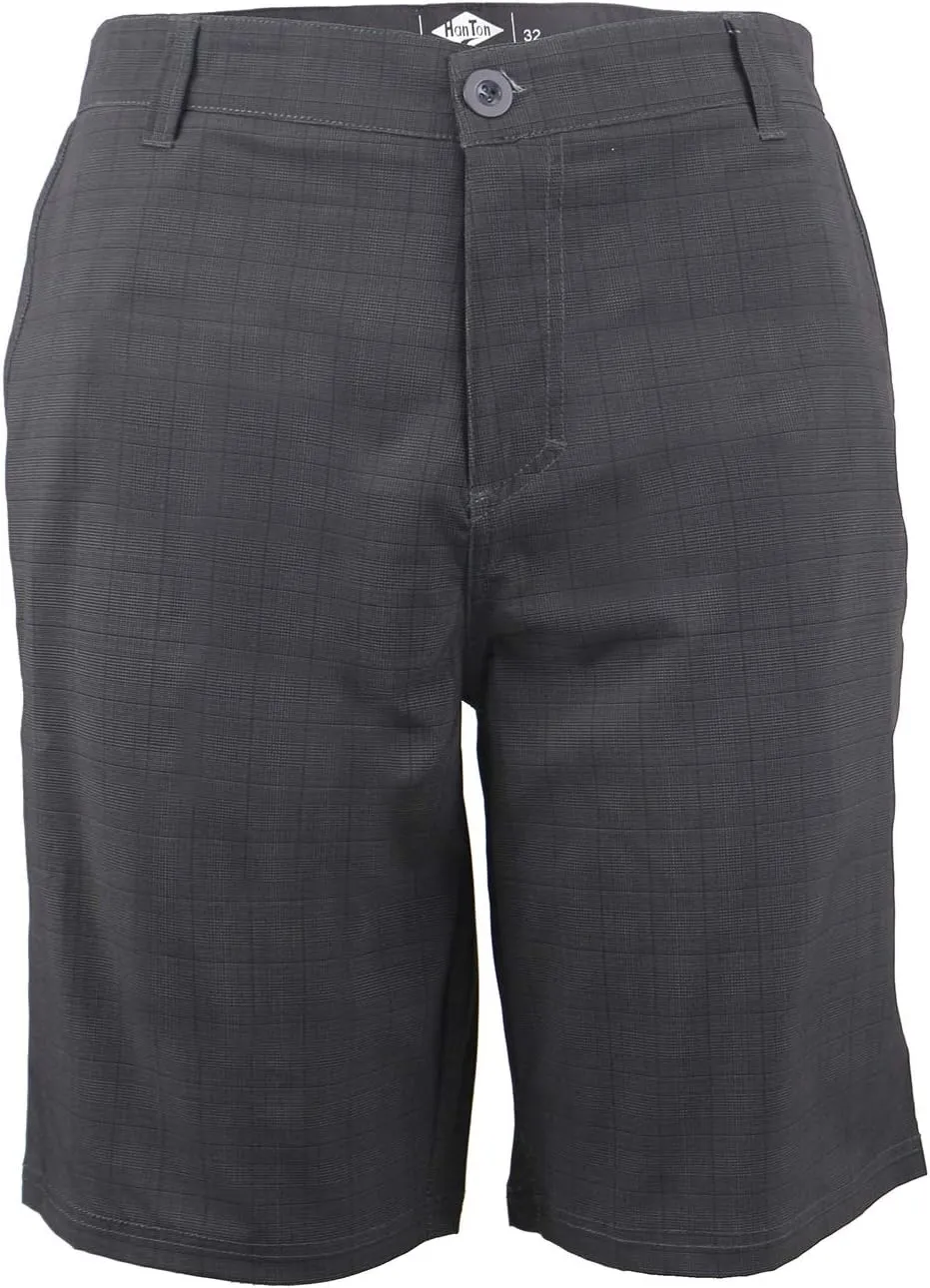 Hybrid Shorts for Men Golf Athletic Amphibian Chino Flat Front Walk Casual Boardshorts