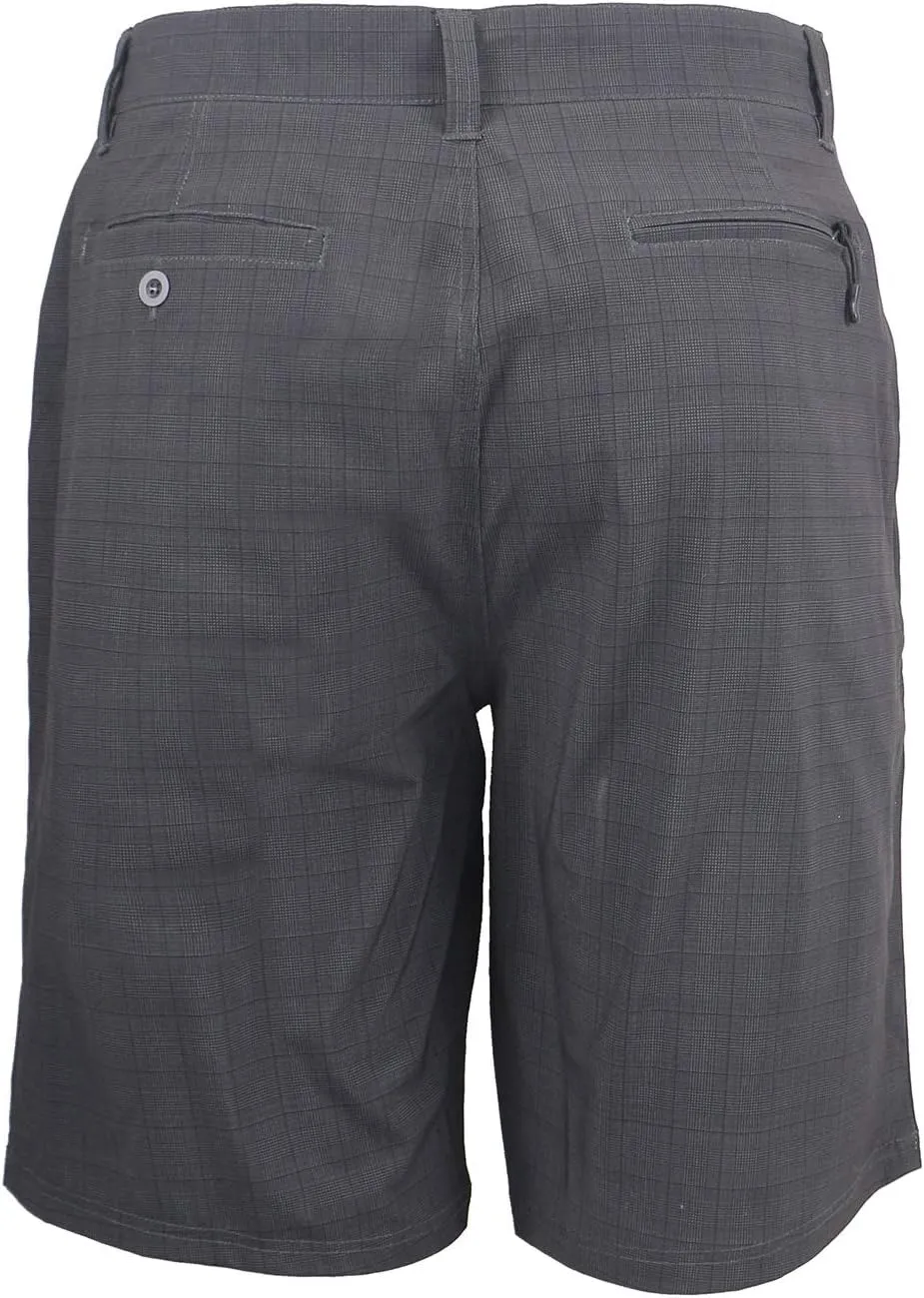 Hybrid Shorts for Men Golf Athletic Amphibian Chino Flat Front Walk Casual Boardshorts