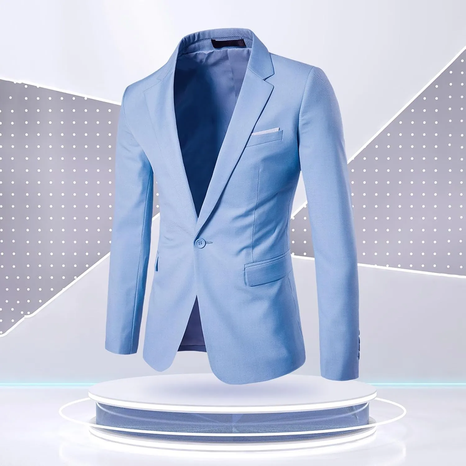 LCMTWX Blazer For Men One Button Slim Fit Sport Coat Business Daily Summer Jacket Men Summer Suits For Men Windbreaker