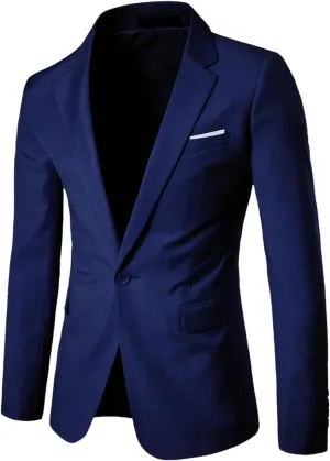 LCMTWX Blazers For Men 2024 Button Slim Fit Sport Coat Business Daily Mens Black Suit Jacket Coats For Men Mens Hugh