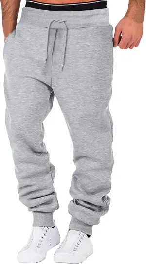 LCMTWX Mens Sweatpants Leggings Tooling Trousers Pants Solid Casual Men's Pants Stretch Waist Cargo Pants