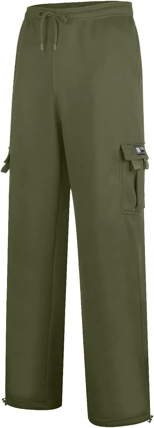 LCMTWX Mens Sweatpants Leggings Tooling Trousers Pants Solid Casual Men's Pants Stretch Waist Cargo Pants