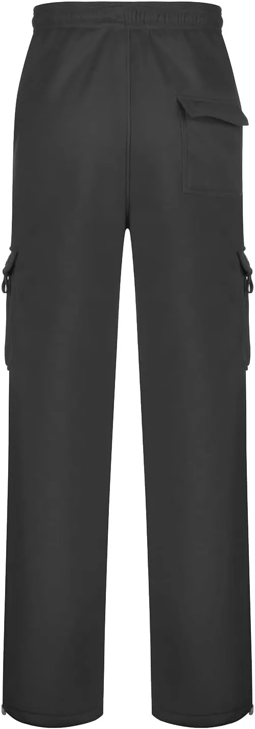 LCMTWX Mens Sweatpants Leggings Tooling Trousers Pants Solid Casual Men's Pants Stretch Waist Cargo Pants