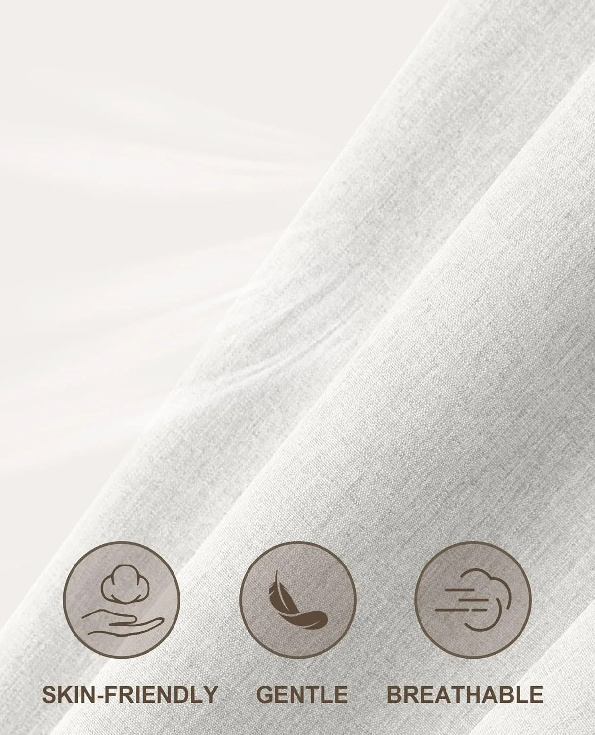 Linen Shorts for Men - Casual Beach Shorts with Pockets and Drawstring